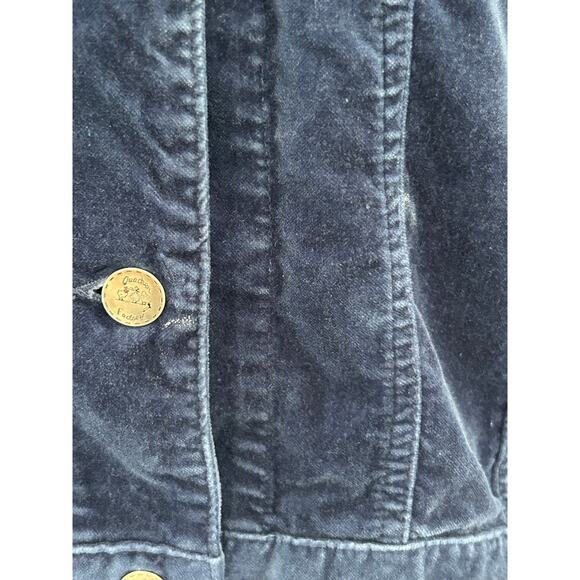 Quacker Factory Velvet Feel Snowman Bead/Embroidered Jacket, Sz Small - Picture 11 of 13